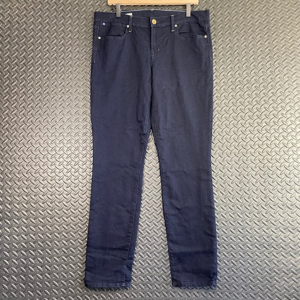 GAP 1969 Dark‎ Blue Denim Legging Jeans Mid Rise Stretch Women's Size 31/12